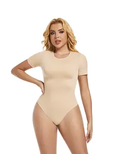 High Elastic Seamless Body Shaper Jumpsuit, 360° Sculpting, Butt Lifting Waist Cinching, Comfortable Invisible, S Curve Reformation