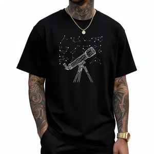 Star Constellations Galaxy Telescope Outer Space Astronomy T-Shirt
