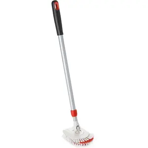 Good Grips Extendable Tub & Tile Brush,Orange