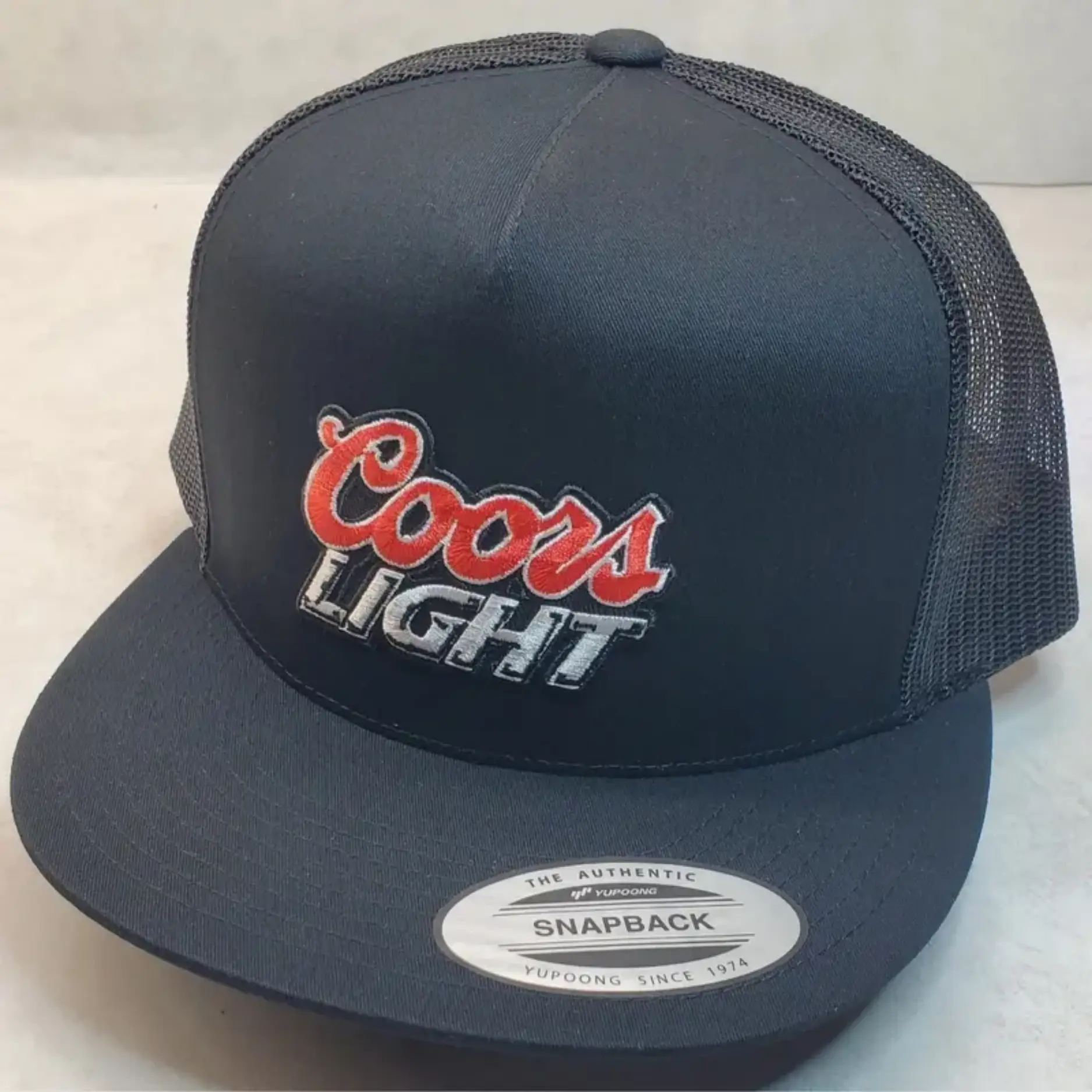Coors Light Embroidered Trucker Hat, Beer Lover Mesh Snapback Cap, Vintage Beer Logo Hat, Richardson Style Hat, Adjustable Baseball Cap, Brewery Fan Gift, Retro Drinking Hat, Outdoor Casual Cap, Beer Enthusiast Gift