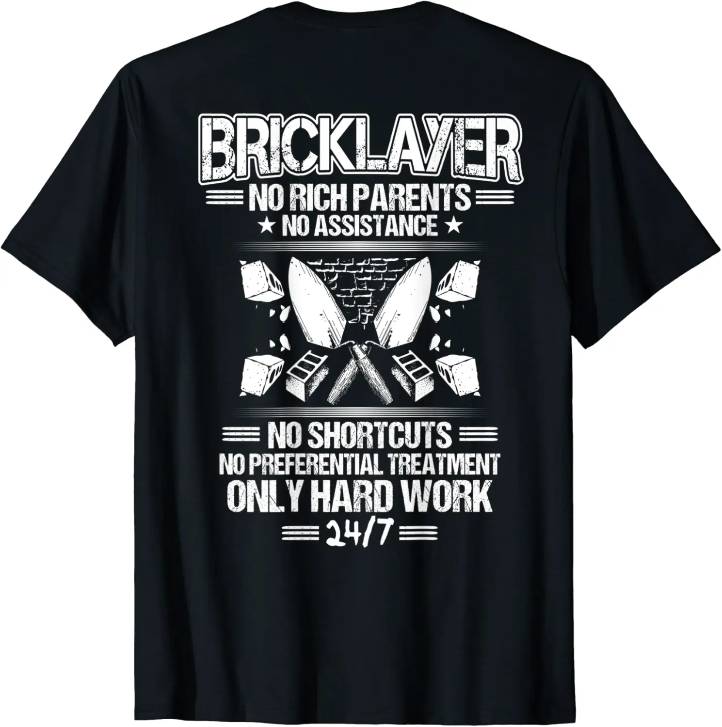 Mens Bricklayer Funny T-Shirt Hard Work Mason Humor - Jamespatric Shop 72B07NTTLQ1P