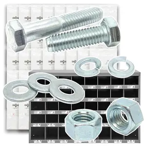 Inch Grade 5 Hex Cap Screws, Hex Nuts, Flat & Lock Washers - 2012 PCS