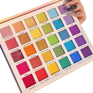 30-Color Shimmer & Matte Eyeshadow Palette, Versatile Eye Looks, Richly Pigmented Matte & Shimmer Shades Blend Effortlessly, Ultra-Fine Powder Formula With Buildable Coverage, Long-Wearing, Crease-Resistant Finish Makeup