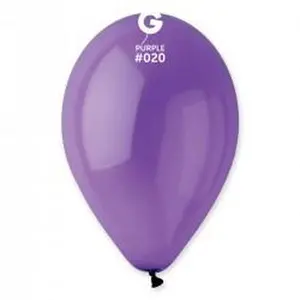 Gemar USA Crystal Purple G110-020 12" Balloons - 50 Pack of 12 Inch Latex Balloons for Parties and Events