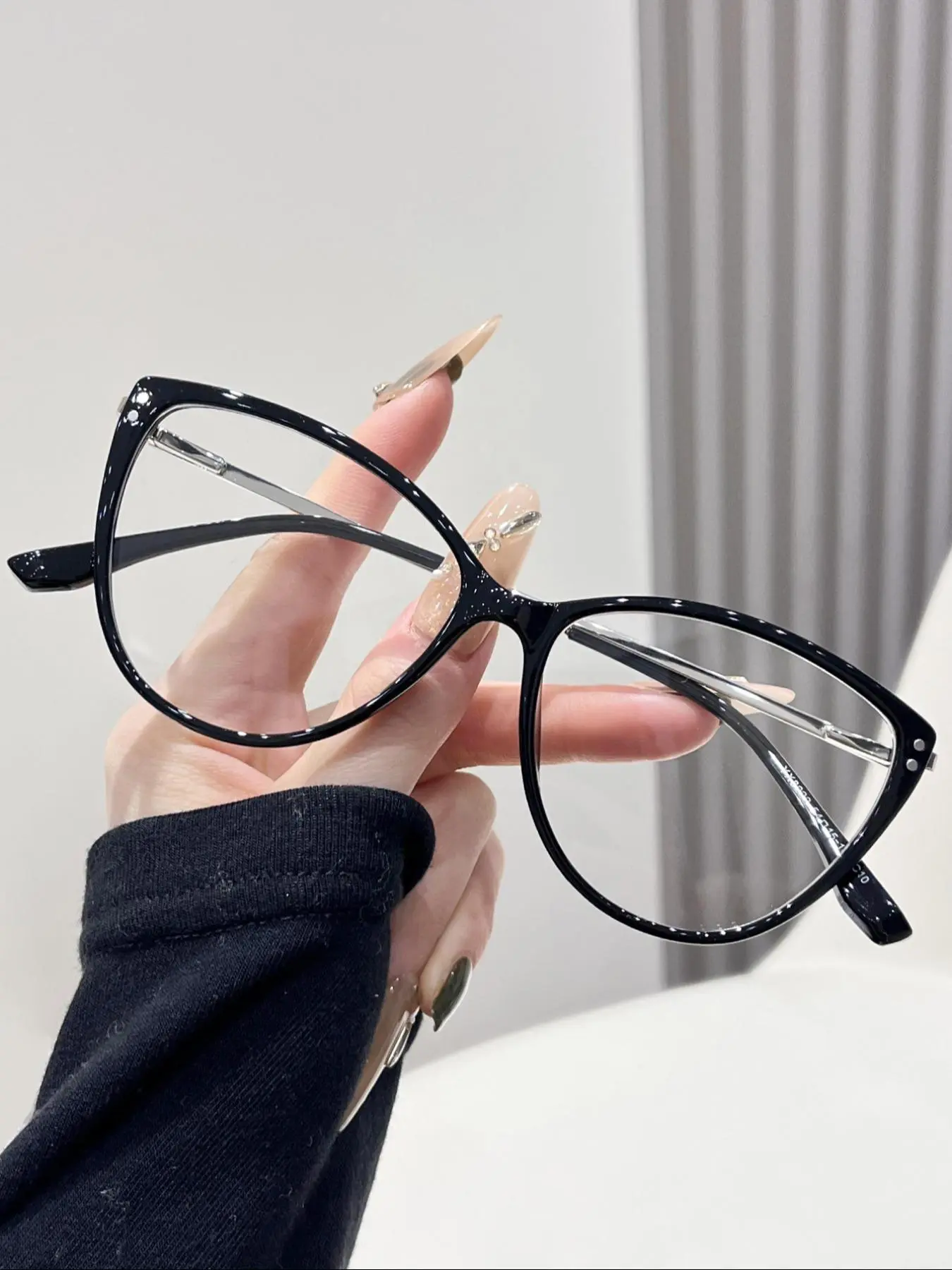 Women's Fashionable Plain Color Eyeglasses, Casual Eyeglasses for Everyday Use, Fashion Accessories for Outdoor Activities, Fashionable Frames Glasses, Trendy Casual Eyeglasses, Basic Fashion Eyeglasses, Fashion Accessory Eyewear