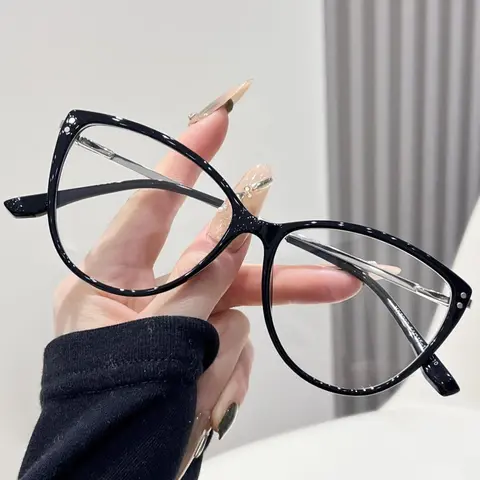 Women's Fashionable Plain Color Eyeglasses, Casual Eyeglasses for Everyday Use, Fashion Accessories for Outdoor Activities, Fashionable Frames Glasses, Trendy Casual Eyeglasses, Basic Fashion Eyeglasses, Casual Stylish Glasses