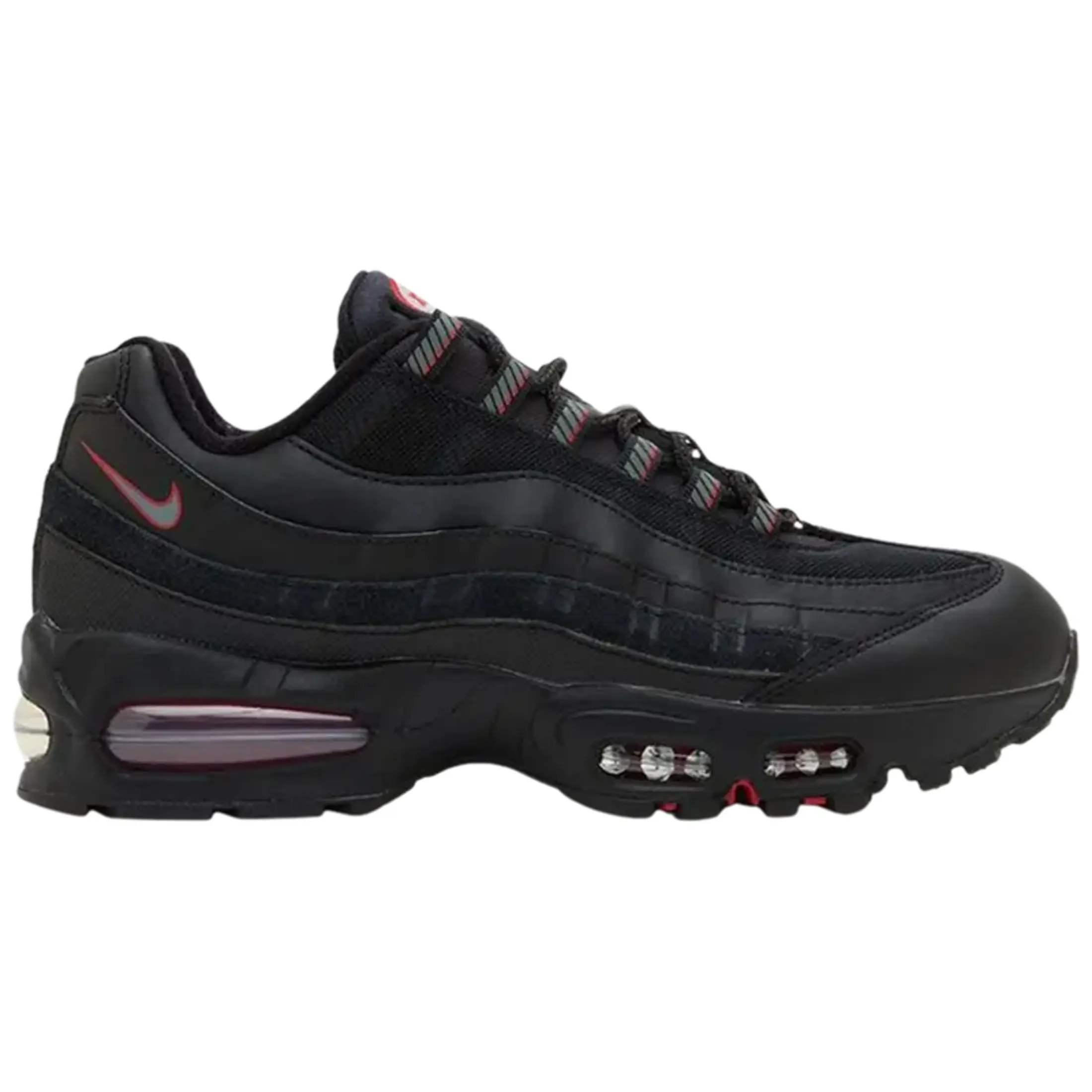 Nike Air Max 95 Racing Pack Black University Red Men's Fashion Shoes New