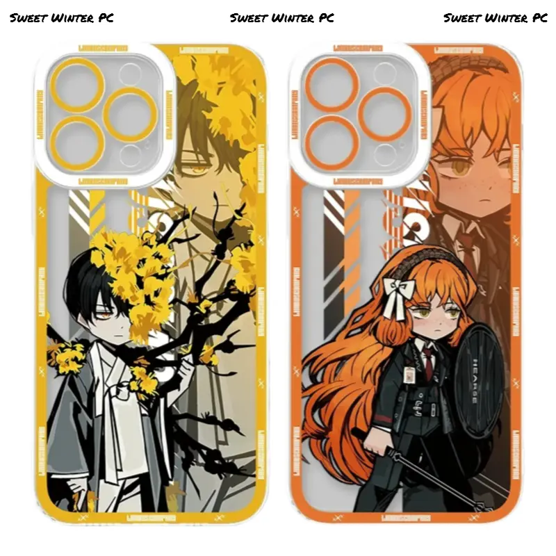 Limbus Company Game Yisang Faust Phone Cases For iPhone 17 16 15 14 13 12 Promax Pro Air Transparent Anti-fall Shockproof Protective Cover Perfect Gifts