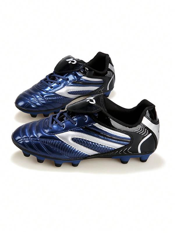 Unisex Football Shoes, Suitable For Gym Fashionable Sparkling Teenage Soccer Cleats, Non-Slip, Low-Top, Ronaldo Training Shoes For Grass Sports Classic Leather Turf Soccer Shoes soccer  boots