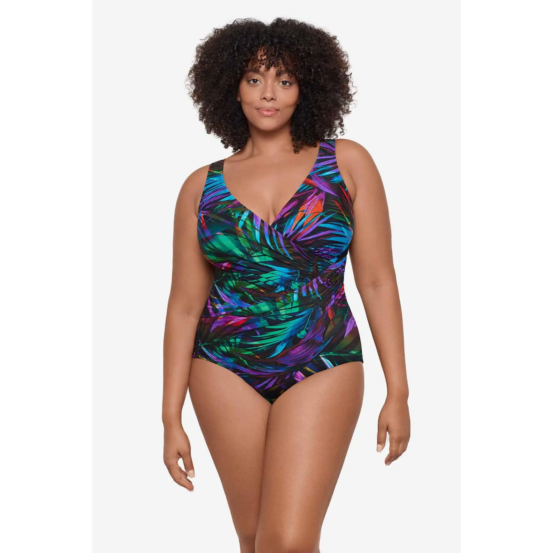 Plus Size Oceanus One Piece in Palma Paradiso