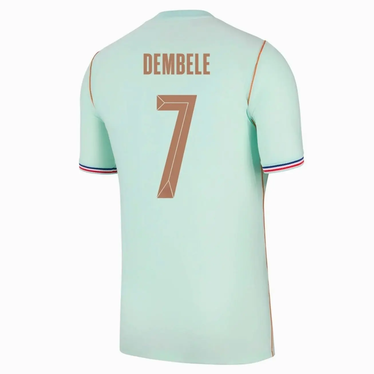 Unisex Soccer Mens Athletic Short Sleeve Football Shirt Sports Fan Training Top Breathable Lightweight Casual Streetwear Dembele 2026 Home Stadium Replica Jersey - Blue