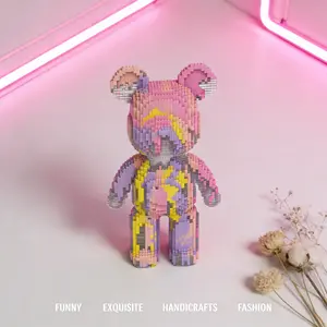 1548pcs Gradient Bear Series Building Blocks Toy, Creative DIY Craft Decor, Desk Home Living Room Decoration, Birthday Gift