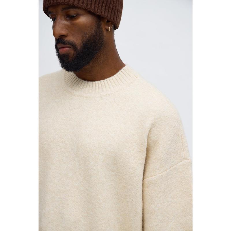 Oversized Ararat Sweater Shirt - Beige