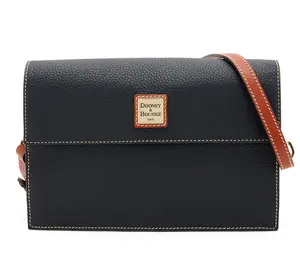 Dooney & Bourke Pebble Leather East/West Flap Shoulder Bag Dooney & Bourke Pebble Leather East/West Flap Shoulder Bag