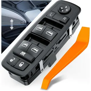 Nilight Master Power Window Switch Compatible for 2013 2014 2015 2016 Dodge Dart Jeep Cherokee Chrysler 200 Front Left Driver Side Windows Control Switches Truck Interior Accessories Car Interior Accessory Car Interior Accessory Car Interior Kit Dashboard