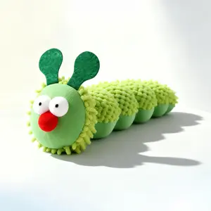 New Store Perks !cat toys Catnip Caterpillar Plush Pillow 1Pc, Crinkle Sound Cat Toy with Catnip Head Silvervine Tail, Interactive Boredom Relief Toy for Indoor Cats﻿