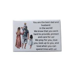 Best Dad & Husband in the World Family Magnet
