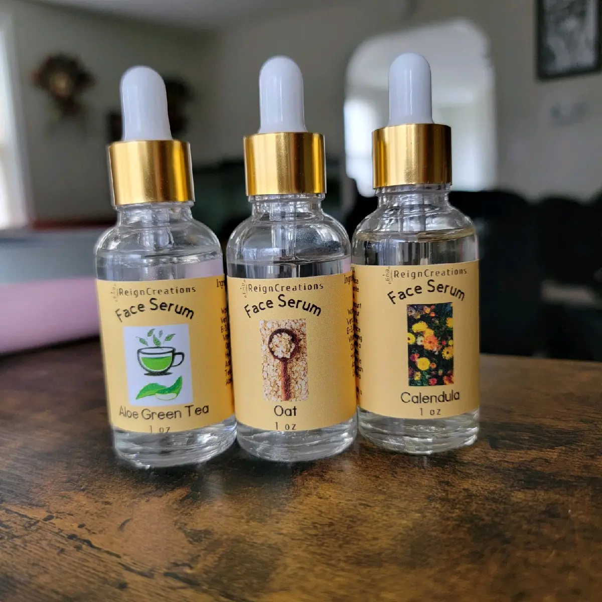Reign Creations Face Serums: Nourishing and Soothing for Sensitive or Dry Skin