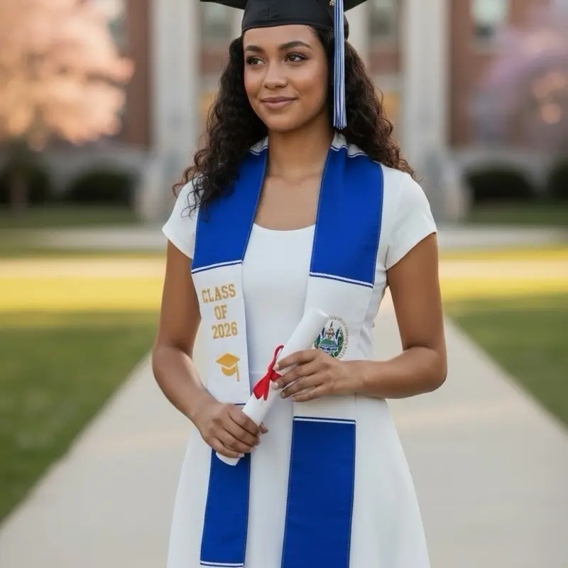 Sarape estole Embroidered Graduation Sashes 2026