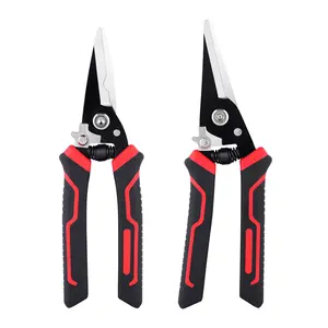 NORIX-7inch scissors tool set, heavy-duty scissors,Workshop Scissors， CR-V material with safety lock, suitable for daily cutting of various items in factories, homes, and schools Hand Tools