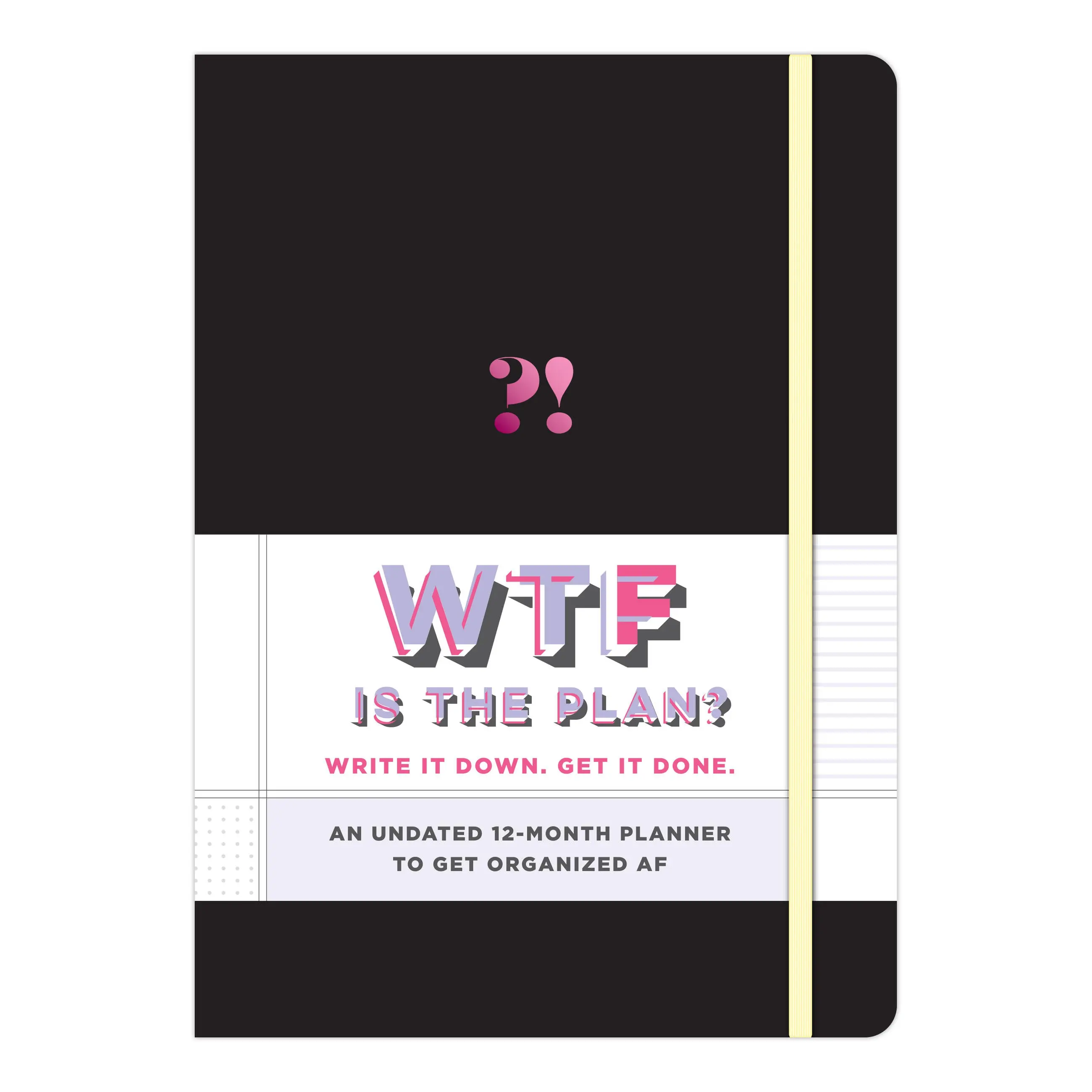 WTF Undated Planner and Weekly Agenda Notebook