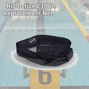 212 MAIN Zip-On Rubberized 19 In. Fishing Replacement Net, Hoop Compatible with Zip-On Ease, Adamsbuilt ABRRN19 Model