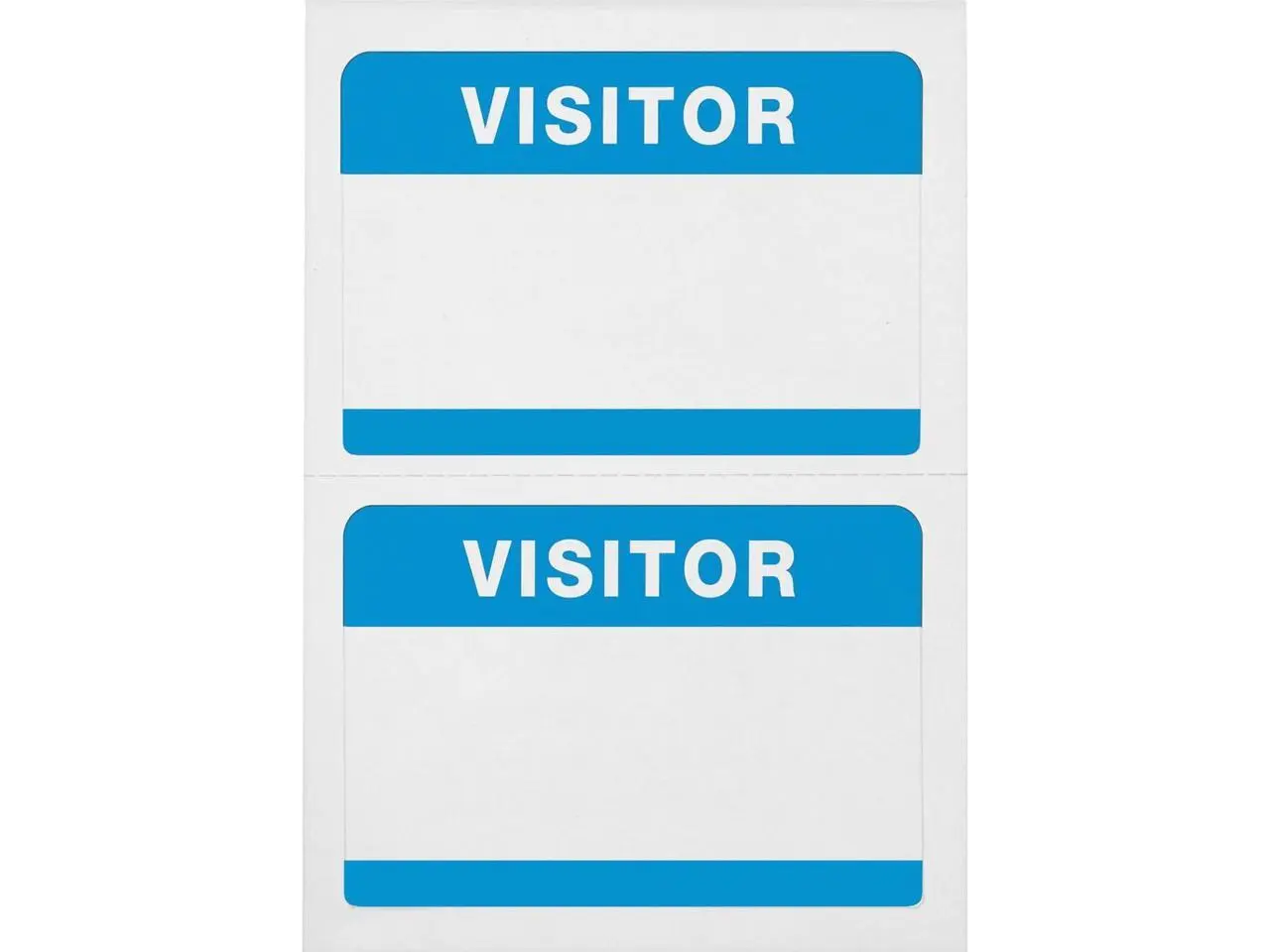Advantus Self-Adhesive Visitor Badges