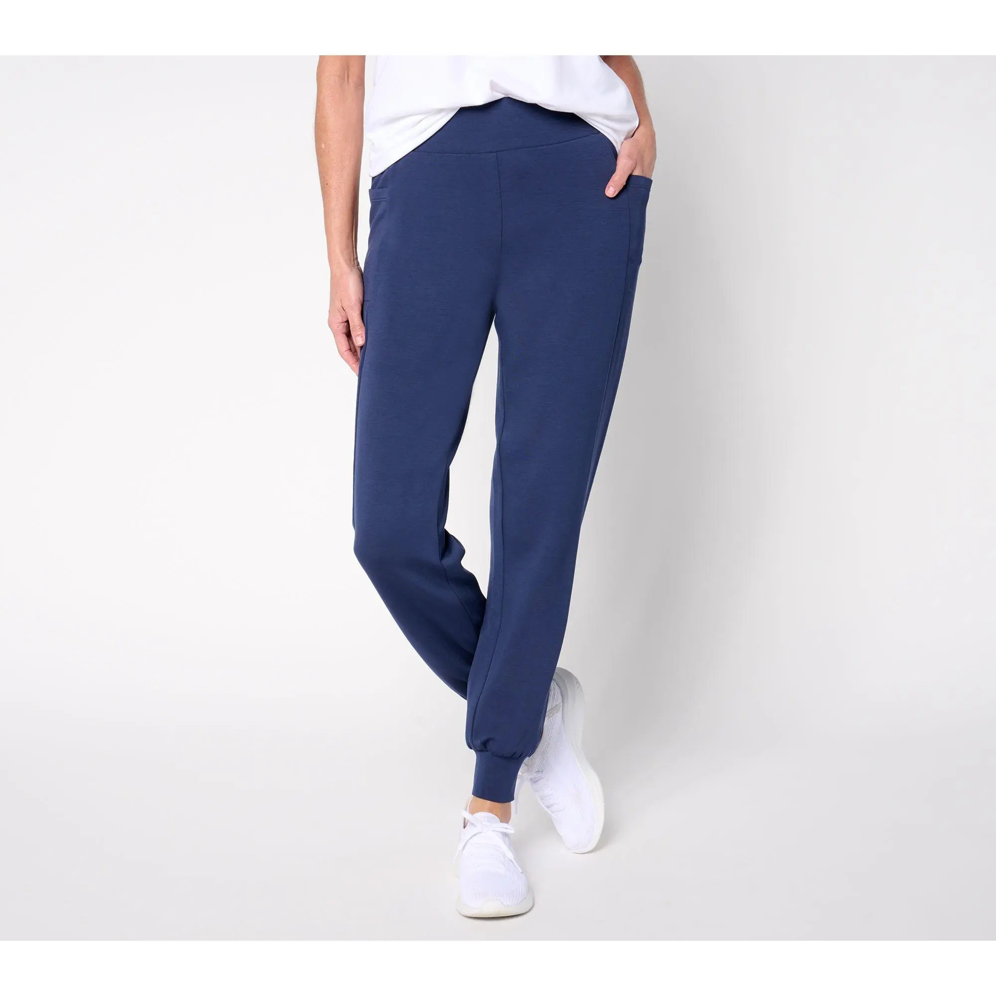 Belle by Kim Gravel Petite ScubaLuxe Phone Pocket Joggers Belle by Kim Gravel Petite ScubaLuxe Phone Pocket Joggers