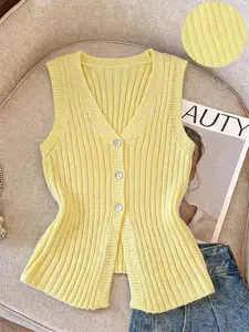 Summer Top for Women, High-Quality Casual Summer Clothing, Perfect for Vacation and Outing, Best Female Tank Tops, Stylish Summer Wear