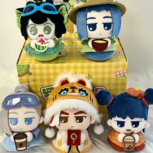 New Genuine Fansz The Legend Of Luo Xiaohei 2 Time Diary Blind Box Plush Keychain Anime Surprise Bag Charm For Cartoon Fans Gift