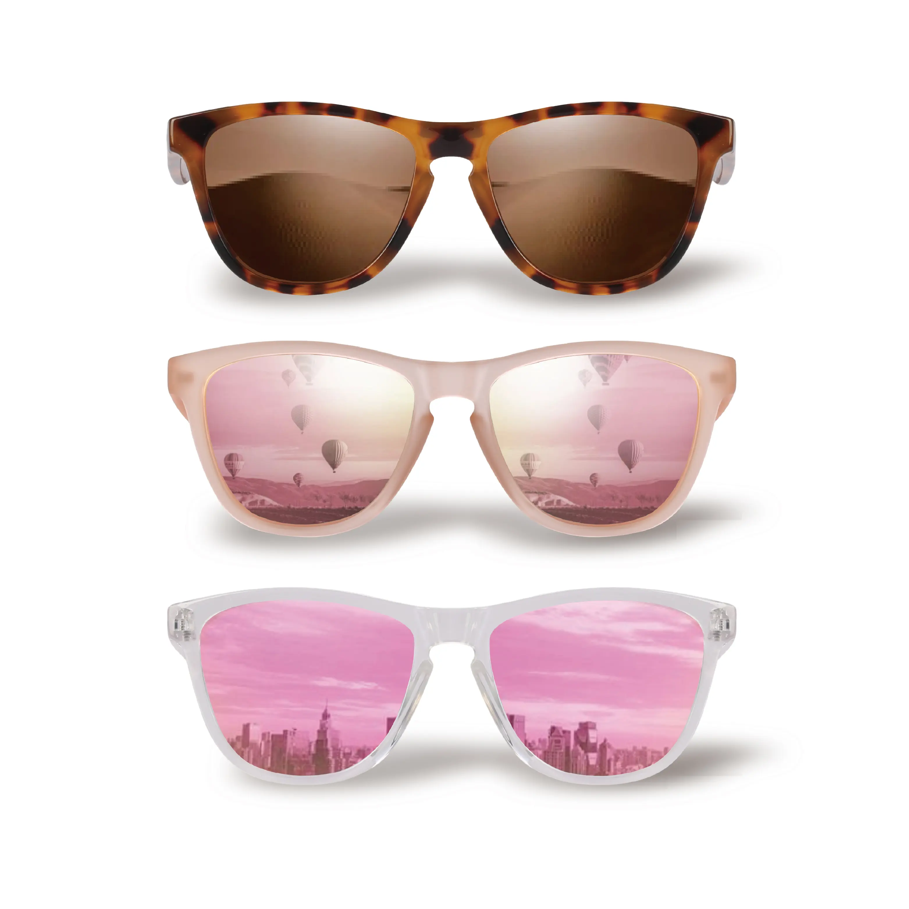 Retro Unisex Square Sunglasses For Women Back To School 