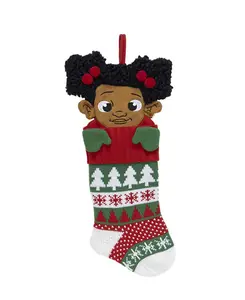 Sweater Knit Stocking Girl