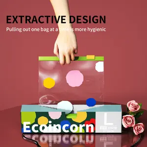 Sealed bag, food preservation bag, household self sealing bag, plastic sealing, thickened refrigerator storage, refrigeration special packaging with sealing tape