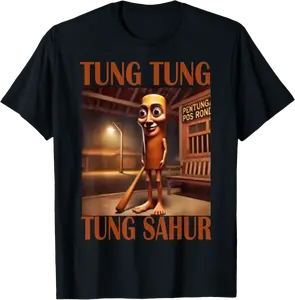 Tung Tung Tung Sahur T-Shirt - Antoniojo Shop 93B0F4KS7JJ5