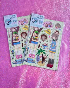 PAO Monkey Girl Stickers