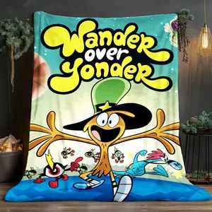 Wander Over Yonder Theme Soft and comfortable home blankets, small throw blankets, nap blankets, perfect Christmas gifts for friends and besties. Super soft heat-pressed blankets. Y251211121