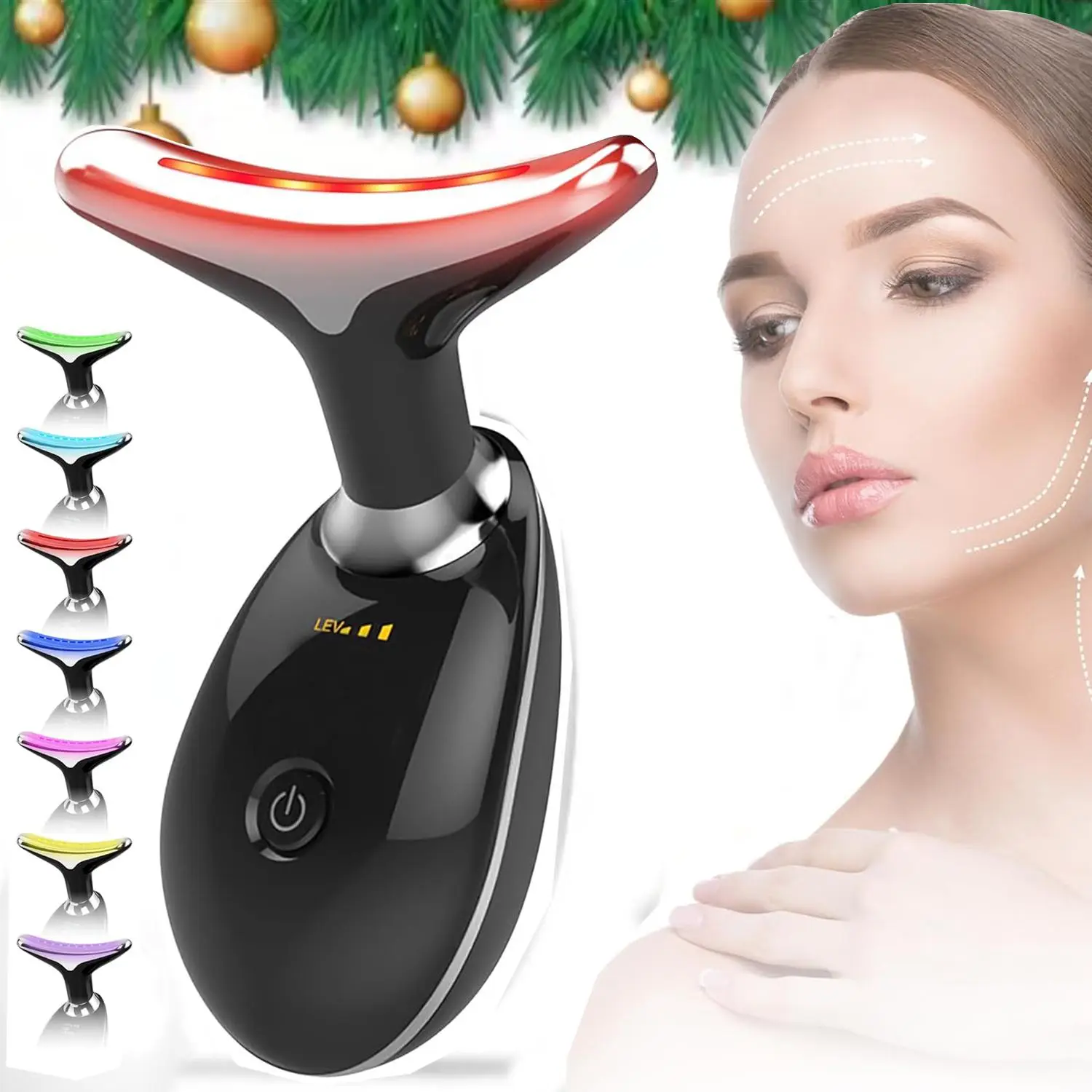 Facial and Neck Massage Tool, Suitable for Facial, Neck, and Leg Massage, for Women and Men, National Day Offers, Winter Gift, Valentine's Day Gift