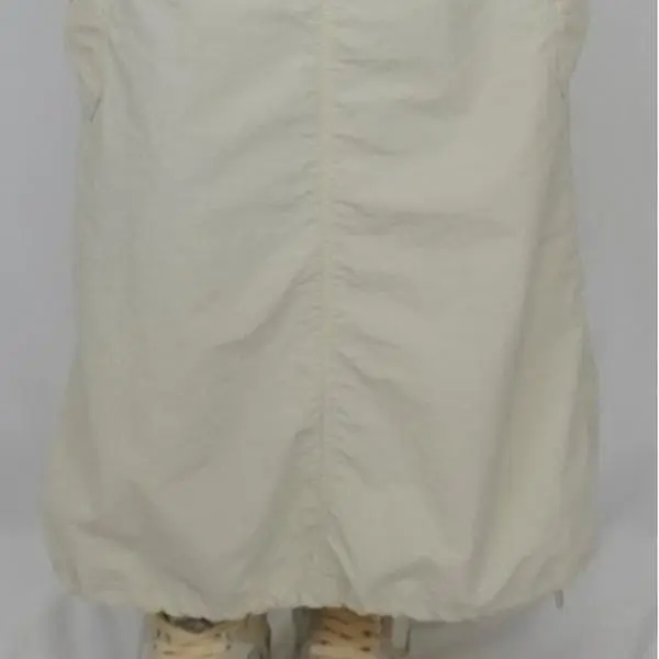 Top Model Parachute Skirt - Adjustable Nylon Top with Slit, Elastic Bottom, and Cargo Space for Women Maxi Fabric