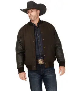 Cody James Men's Brighton Varsity Wool Jacket - Cjho24o15-Bn