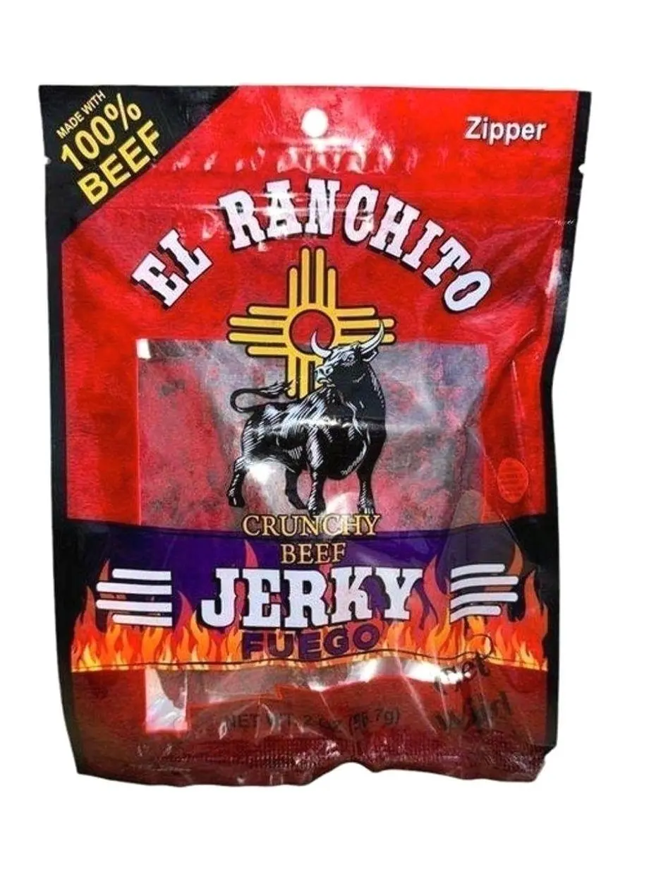 Fuego El Ranchito Crunchy Beef Jerky Net Wt. 2 oz