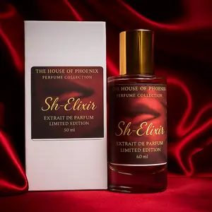 Sh-Élixir Extrait de Parfum Limited Edition by The House of Phoenix 50 ml Unisex Luxury Fragrance with Vanilla & Amber Notes Floral Perfume Floral Musk