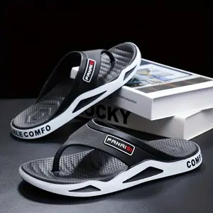 Men Women Flip Flops Summer Beach Sandals Outdoor Casual Retro Trendy Rubber Non Slip Quick Dry Lightweight Comfortable Couple Vacation
