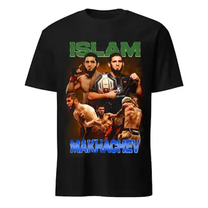 Islam Makhachev Unisex T Shirt Dagestan Fighter Tee HY259