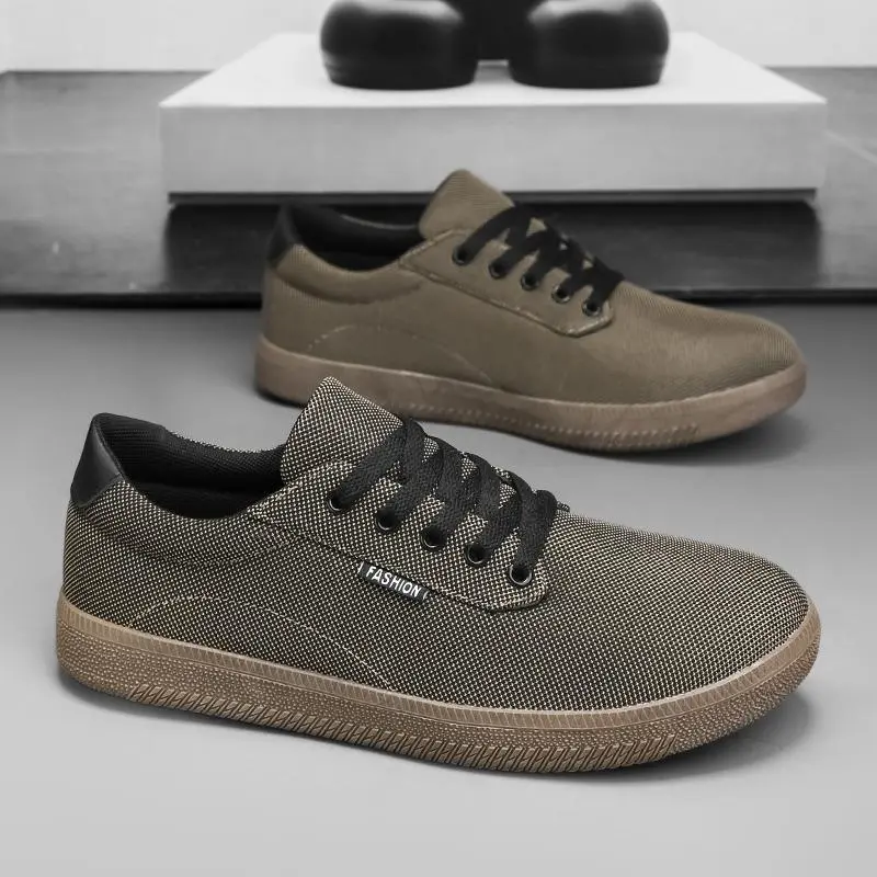 2025 New Autumn Korean Version Men'S Shoes Trendy Campus Casual Sneakers Canvas Shoes Men'S Casual Sports Shoes