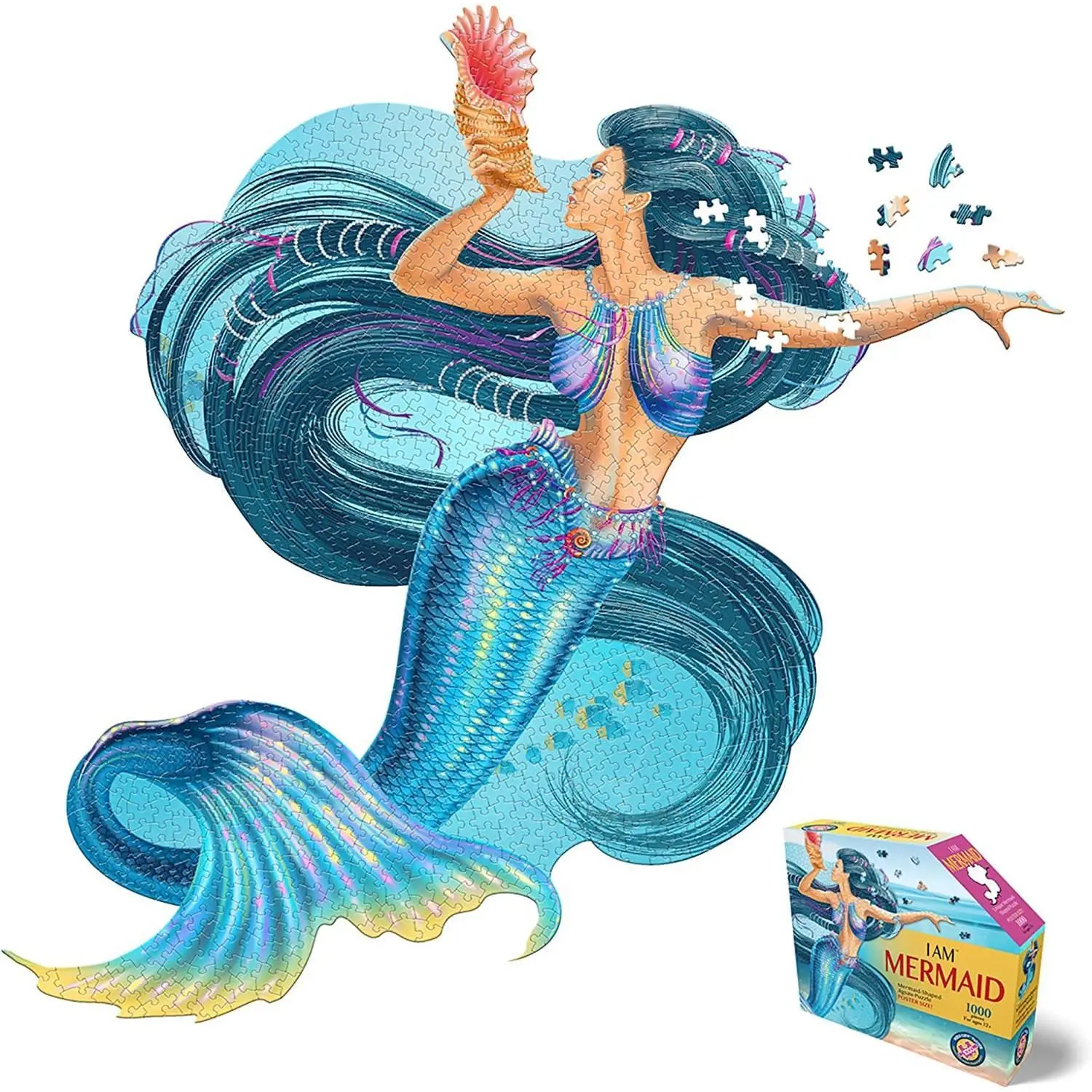 Mermaid 1000 Piece Jigsaw Puzzle Mermaid 1000 Piece Jigsaw Puzzle