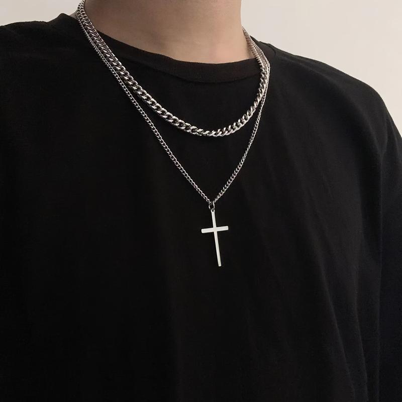 Redemption of Light Fashion Stainless Steel Faith Cross Couple Hip Hop ...