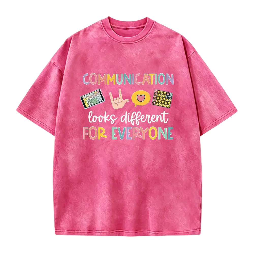 Communication Looks Different For Everyone Sweatshirt, Speech Therapy Shirt, Slp Tee Shirt, SLPA Shirts,summervibes