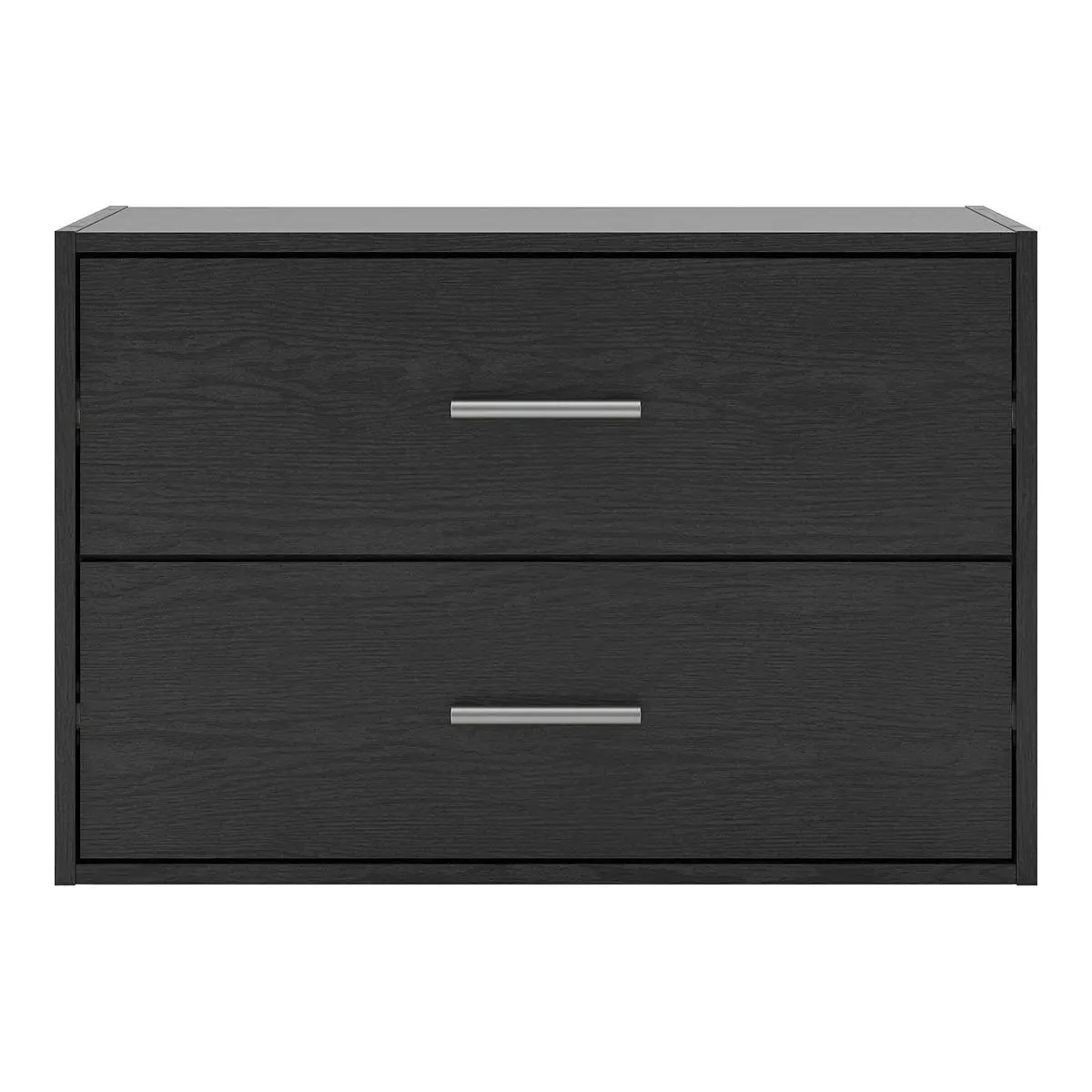 24/7 Shop At Home aModular Modern 2-Drawer Wooden Stackable Storage Shelf, Small Food Pantry Cabinet, Underbed Drawer for Dorm Teen Room Decor, Bedroom, Home Office, Kitchen