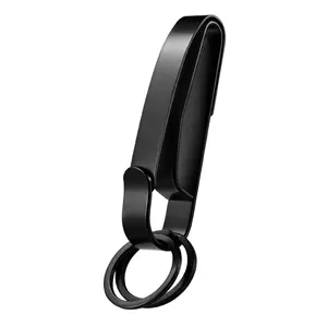Duty Belt Key Holder, Premium Duty Belt Key Clip, Upgraded Quick Release Key Keeper with Key Ring for Police and Law Enforcement Agencies, Heavy Duty Keychain, Keychain Attachment
