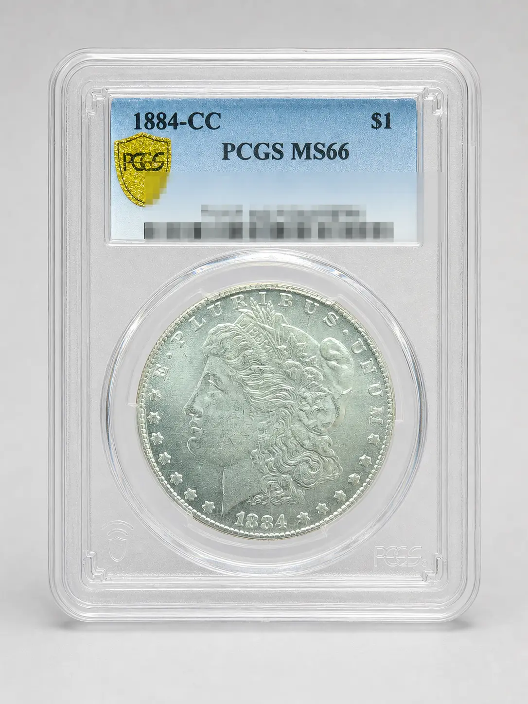 PCGS Encapsulated 1884-CC Morgan | Legendary Carson City Classic Liberty Edition